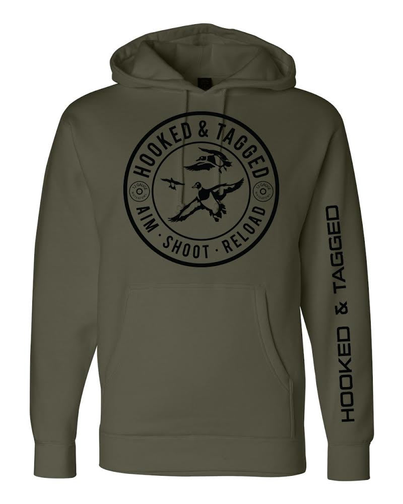 Load image into Gallery viewer, Aim. Shoot. Reload. Hoodie