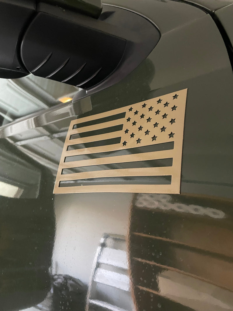 Load image into Gallery viewer, American Flag Magnet Set - Desert Tan / FDE (Premium Color)