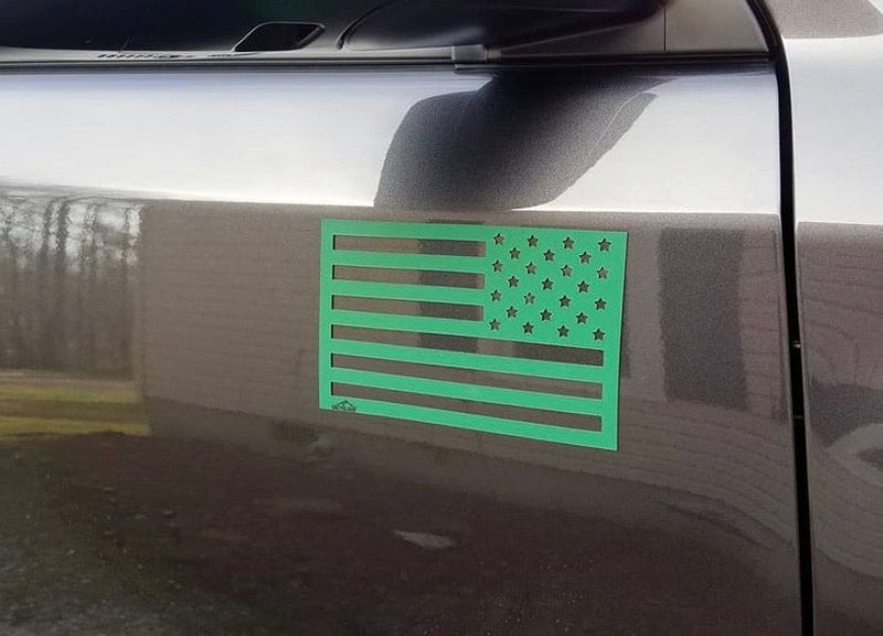 Load image into Gallery viewer, American Flag Magnets - Green