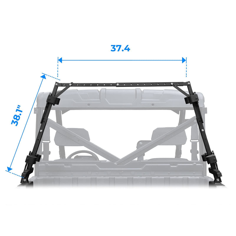 Load image into Gallery viewer, UTV Sporting Clays Shotgun Holders for Polaris Ranger General Pioneer Golf Cart