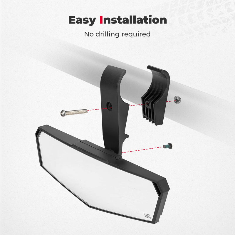 Load image into Gallery viewer, Upgraded Convex UTV Mirror for 1.75"-2" Crossbar