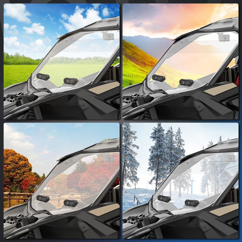 Load image into Gallery viewer, UTV Windshield Vent Kit For Polycarbonate Windshield
