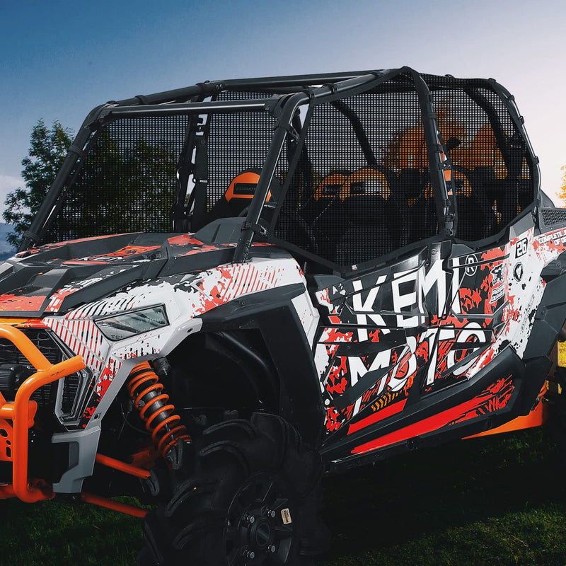 Load image into Gallery viewer, PVC Mesh Window Nets Door Nets for Polaris RZR XP 1000 4 Door 2014-2023
