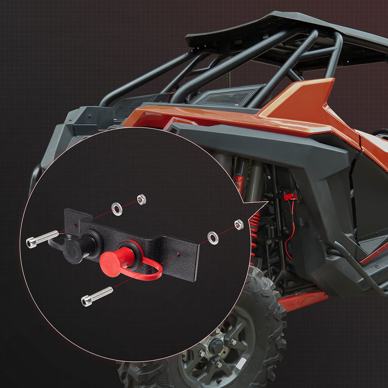Load image into Gallery viewer, Universal Battery Jump Post Starter Terminal Relocation Kit for Can-Am Maverick X3, Polaris