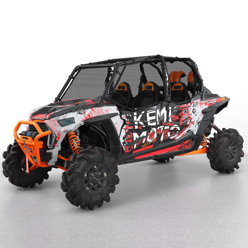 Load image into Gallery viewer, PVC Mesh Window Nets Door Nets for Polaris RZR XP 1000 4 Door 2014-2023