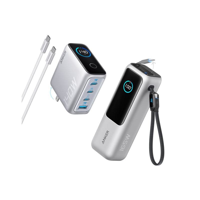Load image into Gallery viewer, Anker Laptop Power Bank (25K, 165W, Built-In and Retractable Cables)