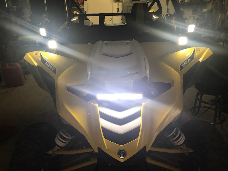 Load image into Gallery viewer, Yamaha YXZ 1000r 12" Single Row LED Bar Shock Mount