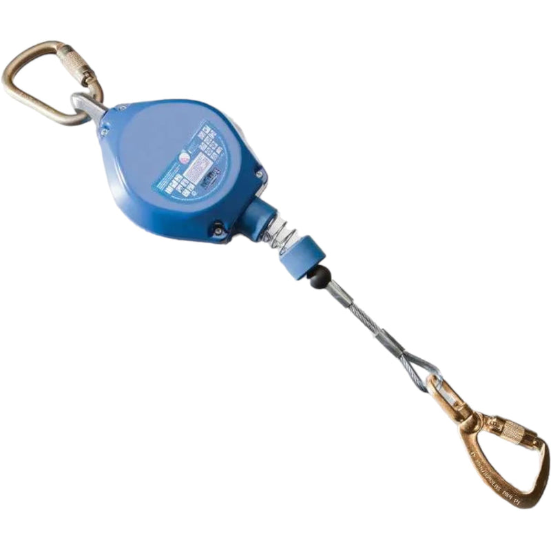 Load image into Gallery viewer, 20 FT Cable Retractable Lanyard w/3600 Lb Gates Top & Bottom | US-HN20