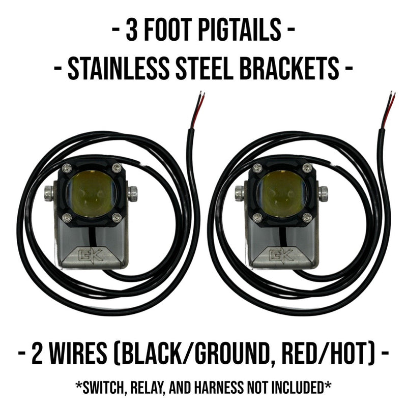 Load image into Gallery viewer, GK "Easy Switch" 3 Function LED Amber/White Pod Lights