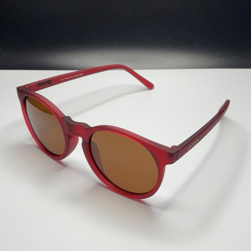 Load image into Gallery viewer, “I’m Wearing Burgundy” Circle G Polarized Sunglasses