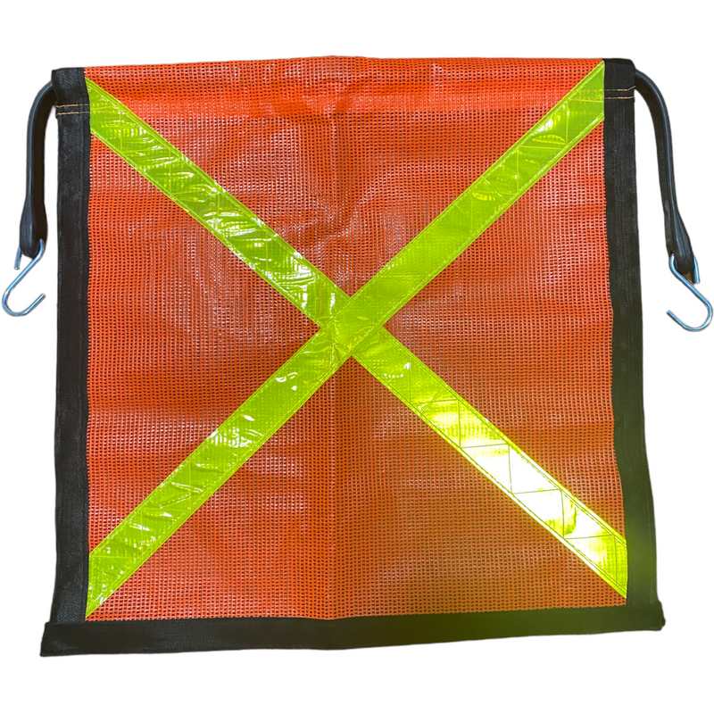 Load image into Gallery viewer, Safety Flag with Bungee Cord and Reflective X | SFB
