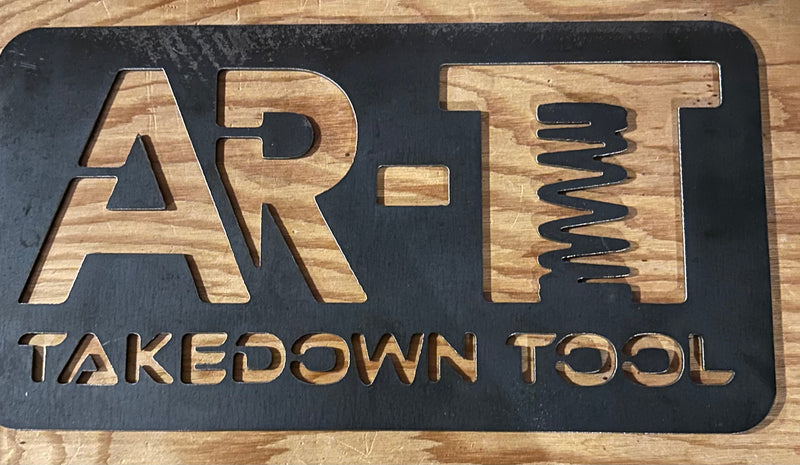 Load image into Gallery viewer, The AR-TT- THE AR-TAKEDOWN TOOL License plate, wall sign or plaque