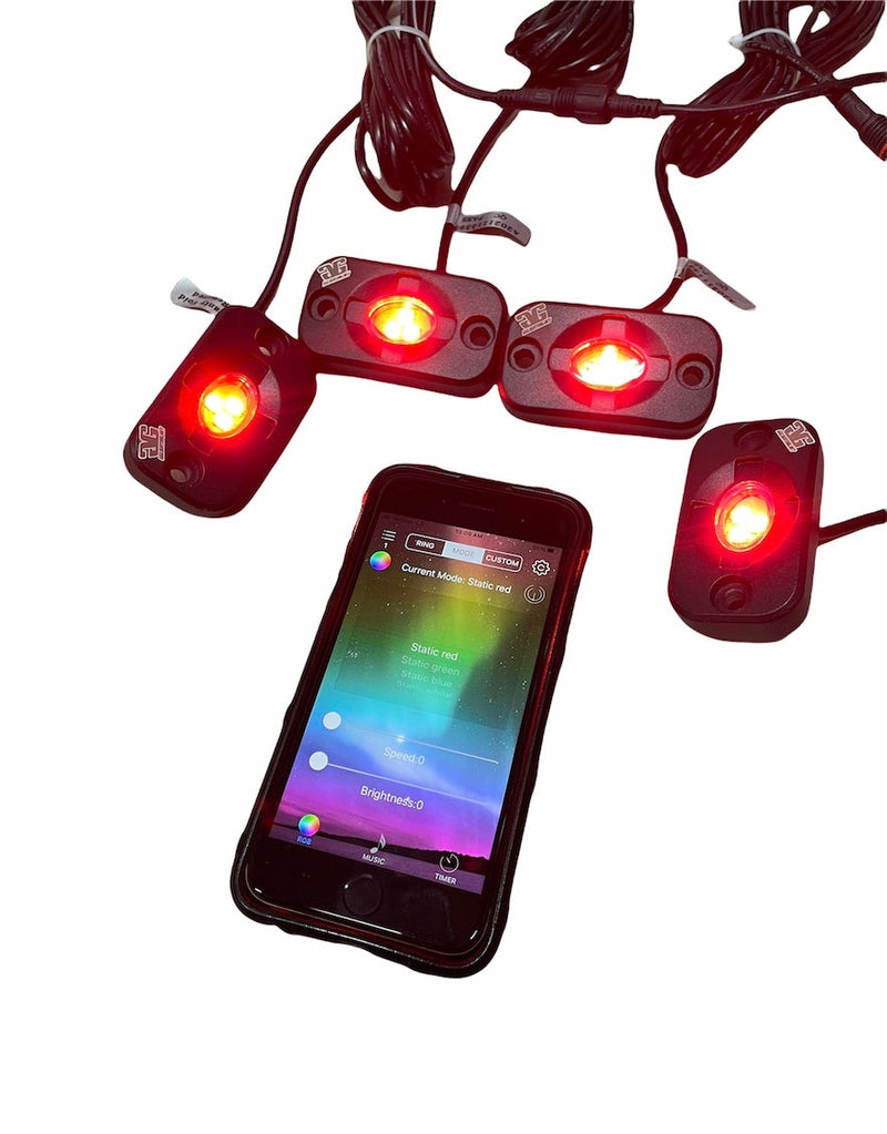 Load image into Gallery viewer, RGB LED Color Changing Rock Lights