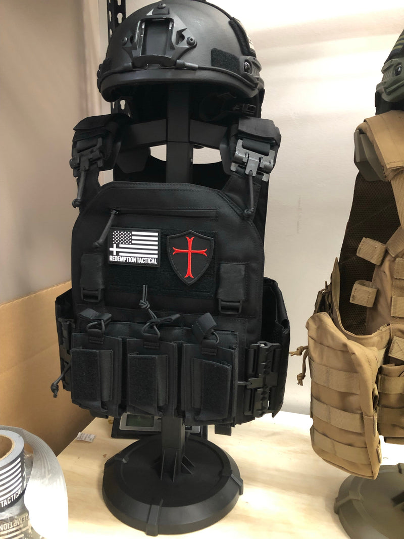 Load image into Gallery viewer, Armor Butler Stand 2.0 Holds Armor Tactical Vest Helmet Stand