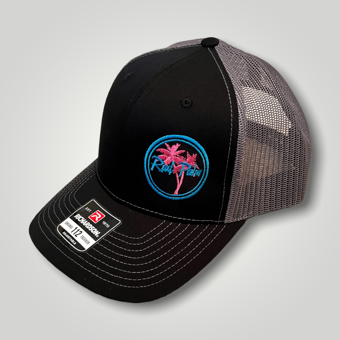 Rad Palm Logo Mesh Trucker Snap Back