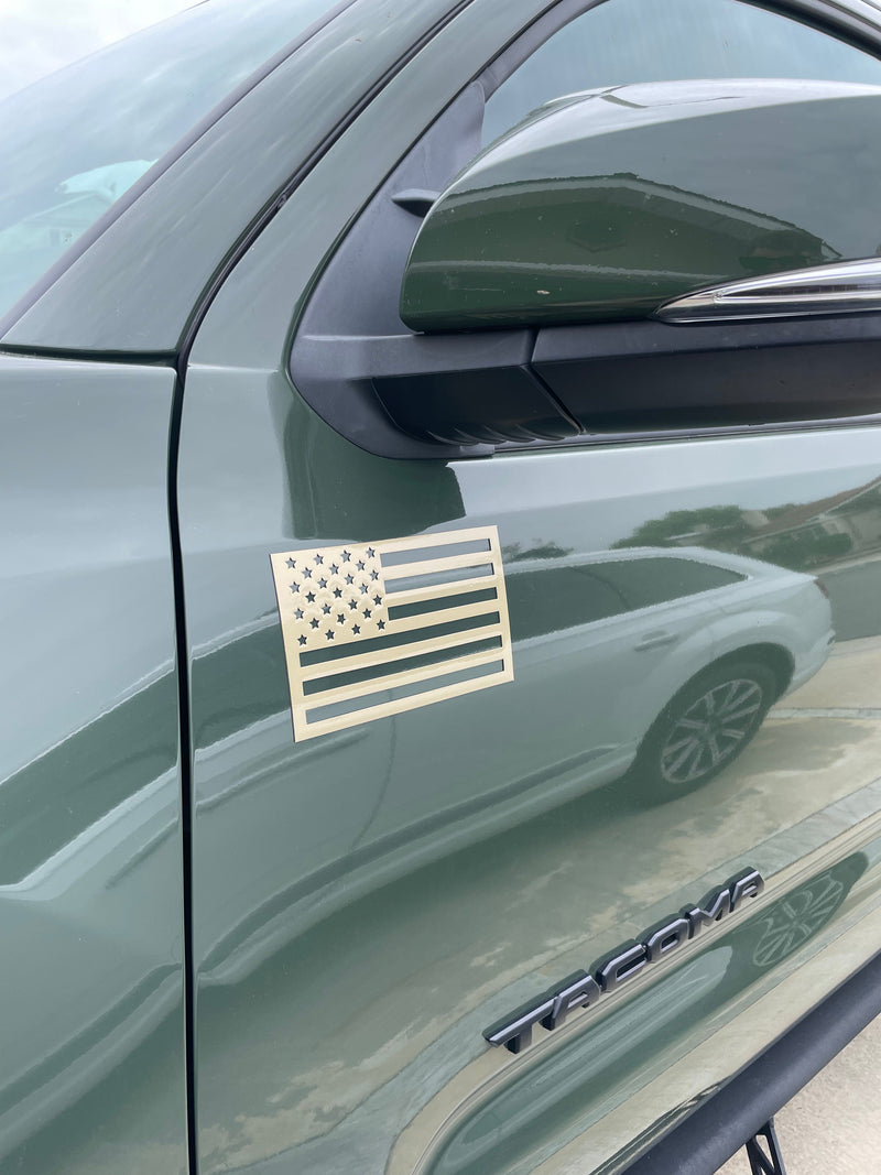 Load image into Gallery viewer, American Flag Magnet Set - Desert Tan / FDE (Premium Color)