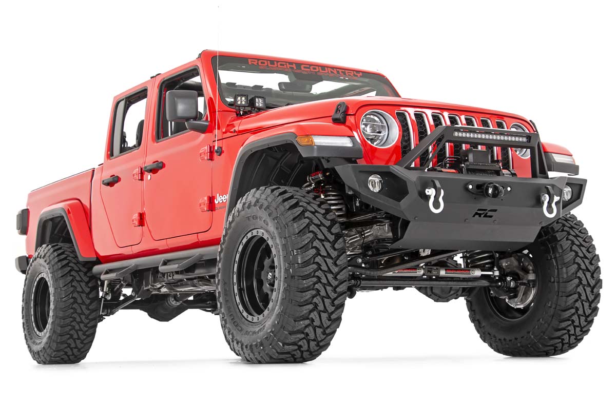 Quad LED Light Kit | Cowl Mount | 2" Black Pairs | Spot | Jeep Gladiator JT/Wrangler JL (18-24)