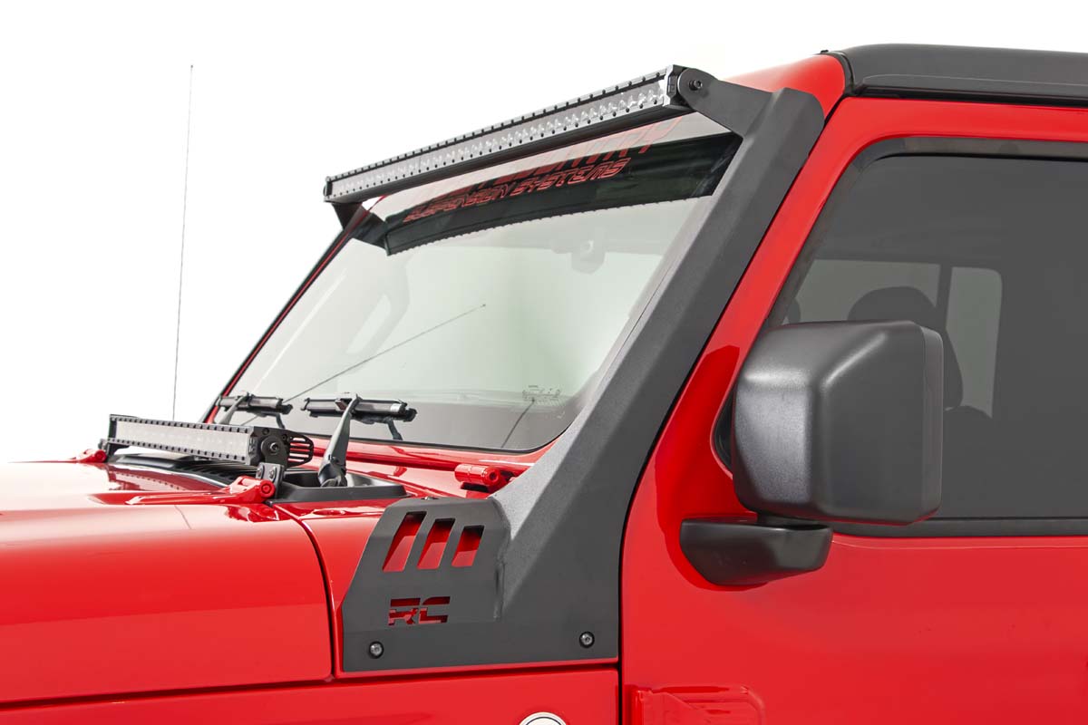 LED Light Kit | Windshield | 50" Spectrum Dual Row | Jeep Gladiator JT/Wrangler JL (18-24)