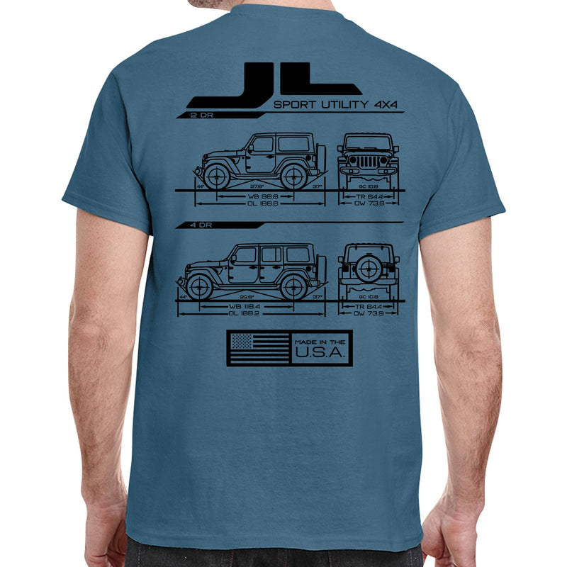 Load image into Gallery viewer, JL Blueprint T-Shirt