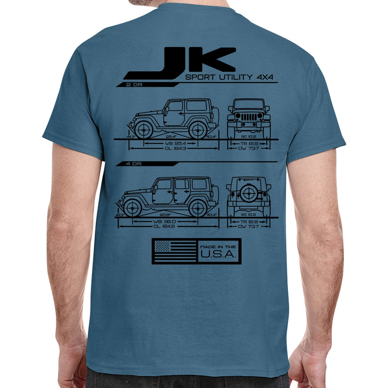 Load image into Gallery viewer, JK Blueprint T-Shirt