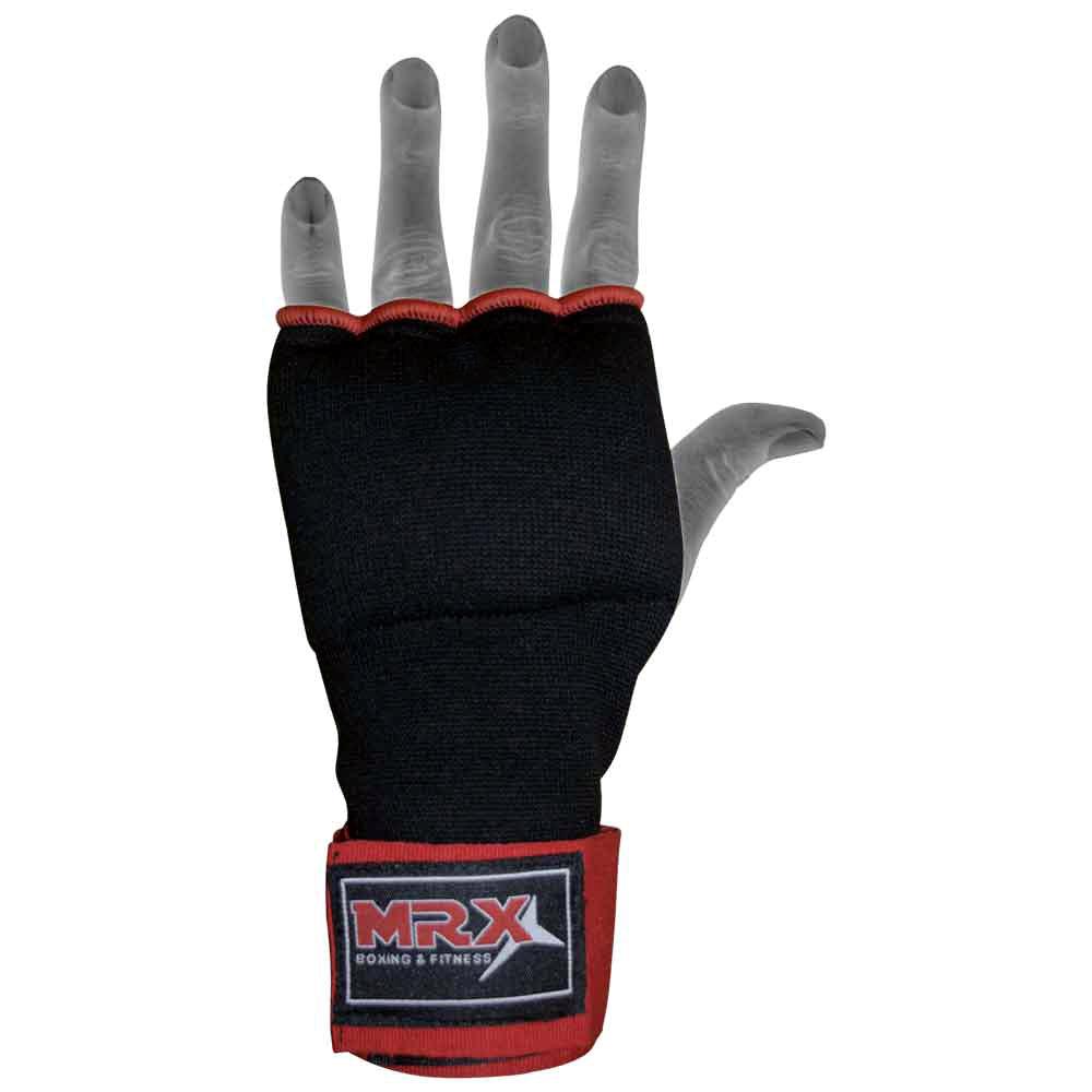 Boxing Inner Gloves Gel Pad With Wraps Black