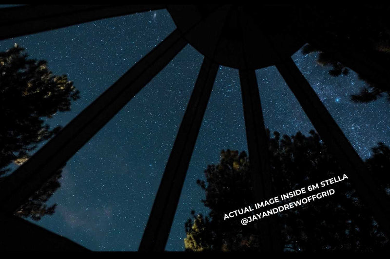 Load image into Gallery viewer, 13' (4M) Stella™ Stargazing Canvas Tent