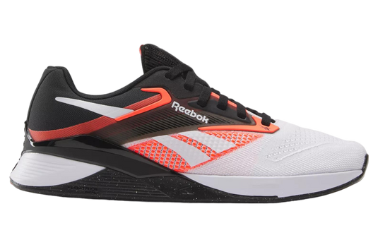Women's Reebok Nano X4, Black/Ftwr White/Orange Flare, 9.5 B Medium - Skoutley Outdoors LLC