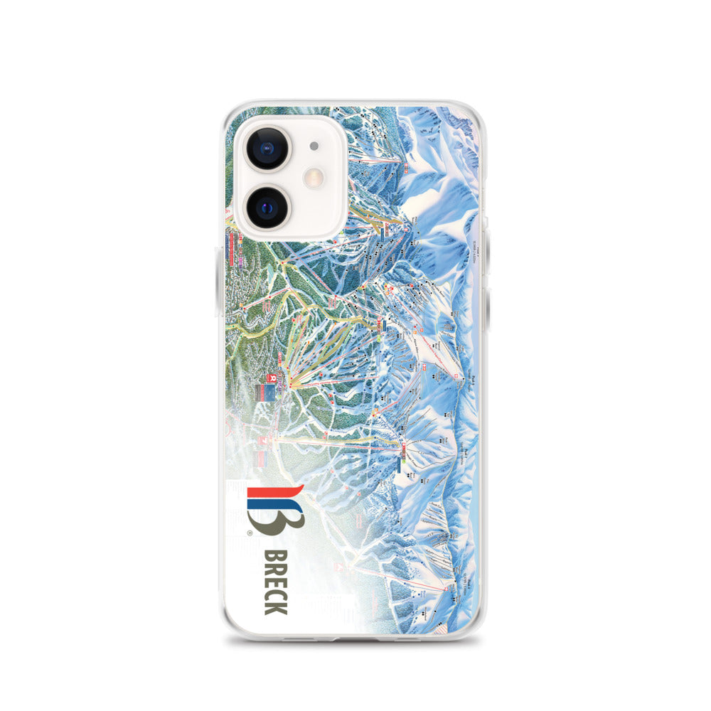 Breckenridge Trail Map iPhone Case
