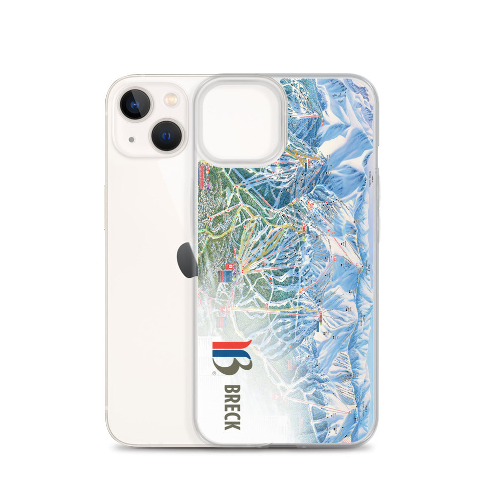 Breckenridge Trail Map iPhone Case