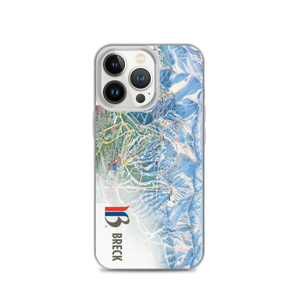 Breckenridge Trail Map iPhone Case