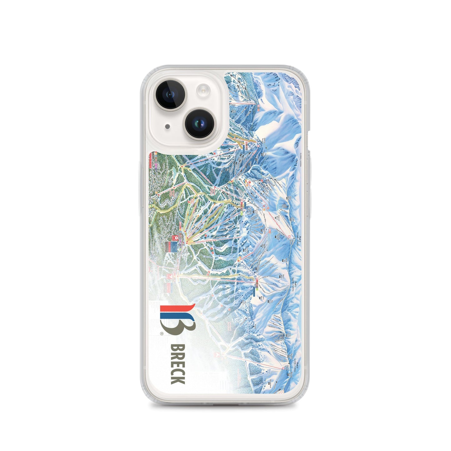 Breckenridge Trail Map iPhone Case