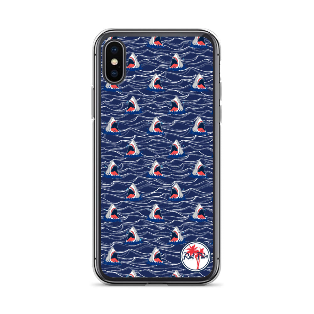 Shark Bait Dark Water iPhone Case