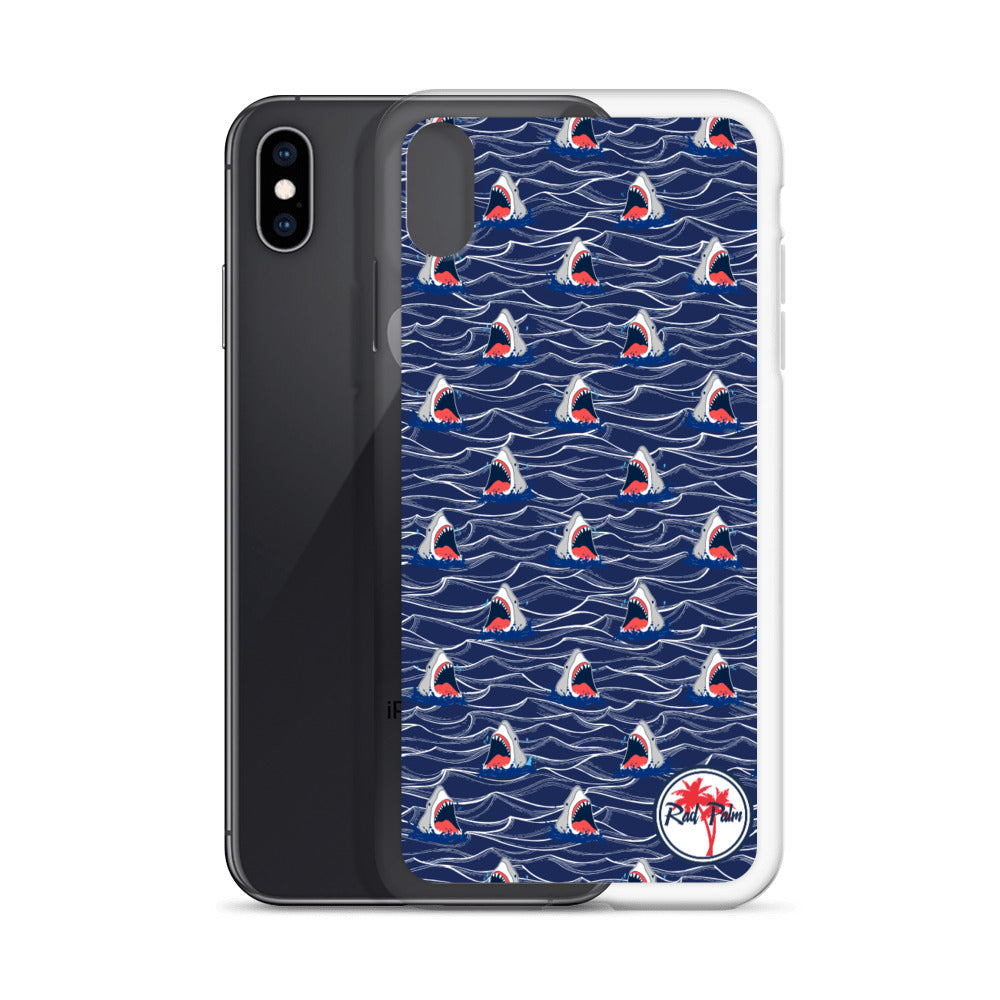 Shark Bait Dark Water iPhone Case