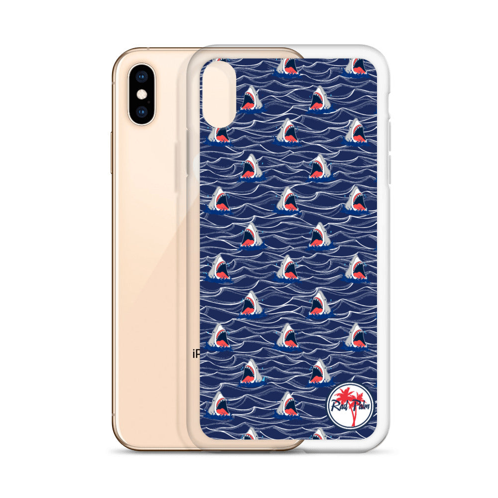 Shark Bait Dark Water iPhone Case