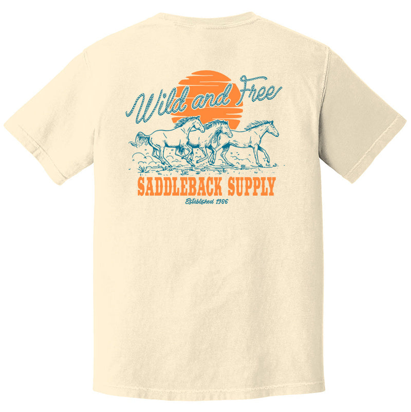 Load image into Gallery viewer, Wild and Free Pigment Tee