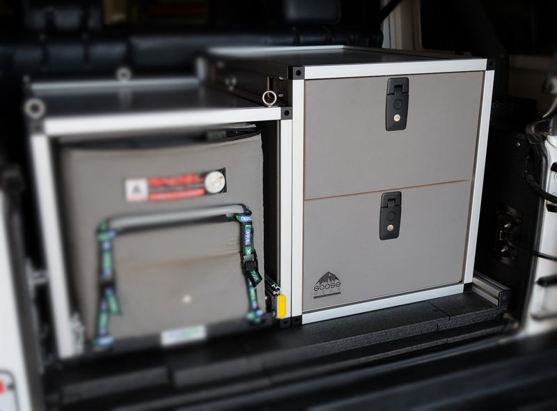 Load image into Gallery viewer, Jeep Wrangler JK 2007-2018 2 Door - Double Drawer Module 19 3/16" Wide x 28" Depth