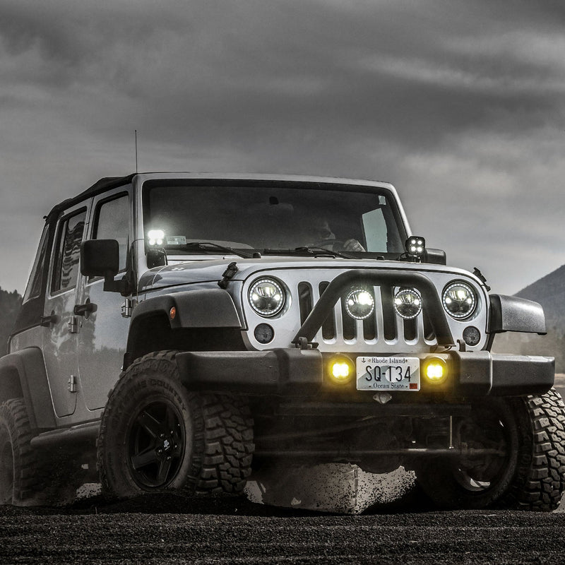 Load image into Gallery viewer, CR-Series Performance LED Fog Light Upgrade Kit - Jeep Wrangler JK, JL & Gladiator JT