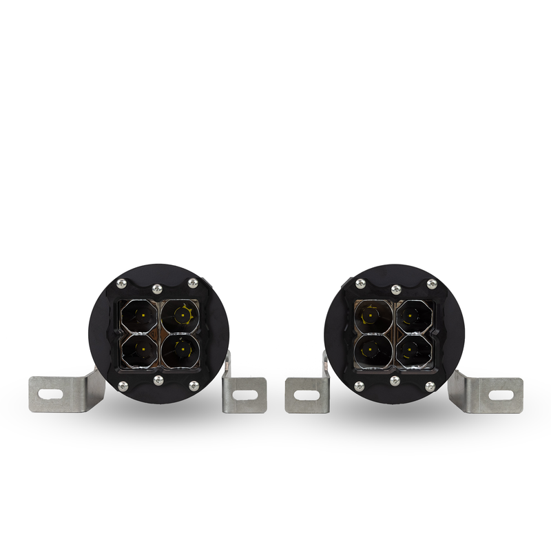 Load image into Gallery viewer, Jeep Wrangler Rubicon LED Fog Light Kit (2018-2020) - Steel Bumper