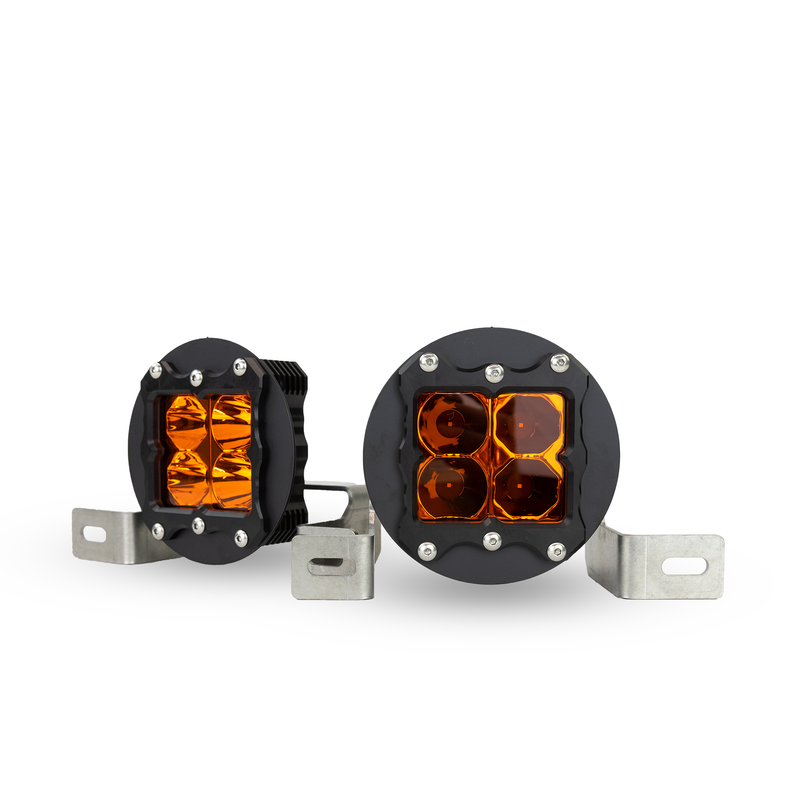Load image into Gallery viewer, Jeep Gladiator Rubicon LED Fog Light Kit (2018+) - Steel Bumper