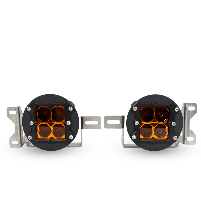 Load image into Gallery viewer, Jeep Wrangler Sport LED Fog Light Kit (2018-2021) - Plastic Bumper