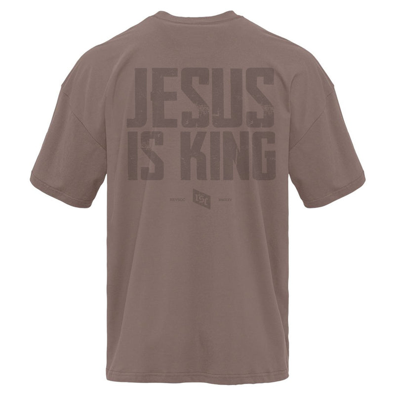 Load image into Gallery viewer, Jesus Is King Heavyweight Men's T-Shirt