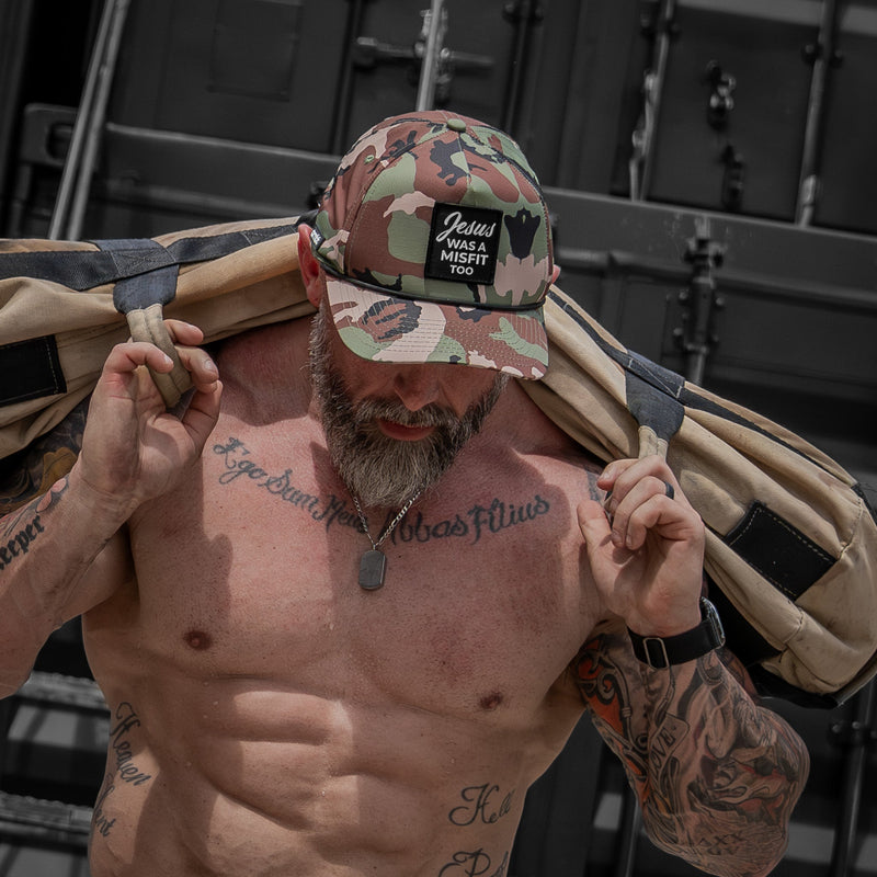 Load image into Gallery viewer, Jesus Was A Misfit Too Patch Weekender Snapback