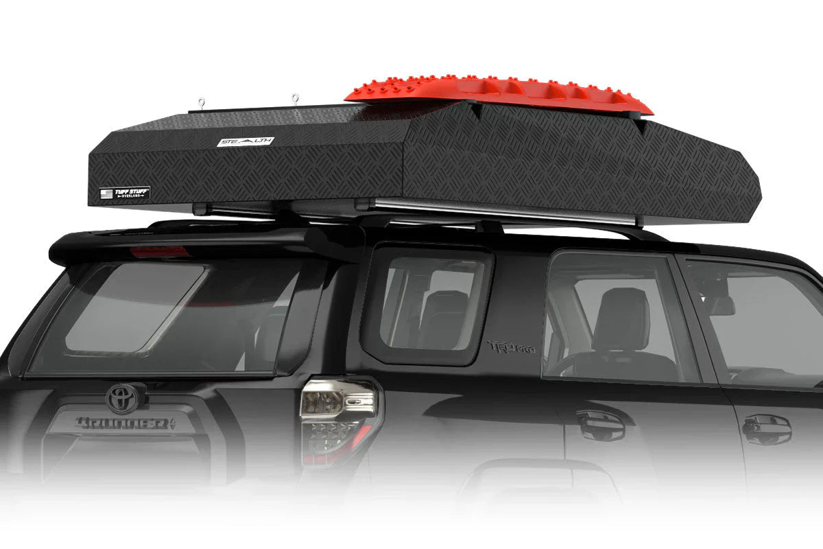 Stealth Hardshell Rooftop Tent – Aluminum – 3 Person – Black – Low-Profile Overland Tent