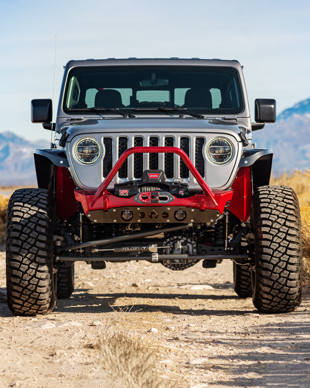 Load image into Gallery viewer, Nighthawk Stinger Front Bumper w- Aluminum Skid for JK, JL, & JT