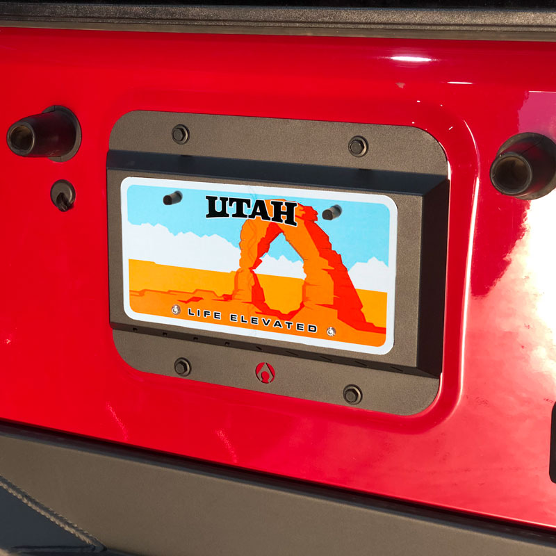 Load image into Gallery viewer, JK Spare Tire Delete Kit - Powdercoated Aluminum