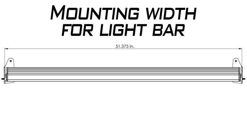Load image into Gallery viewer, JL 50 inch LED Light Bar Mounts - Hood