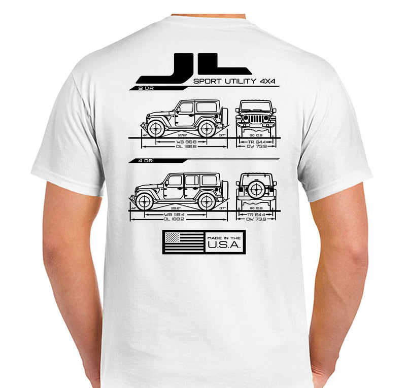 Load image into Gallery viewer, JL Blueprint T-Shirt