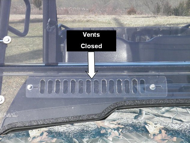 Load image into Gallery viewer, John Deere Gator 550/560/590 - Lexan Back Panel w/Vent Option