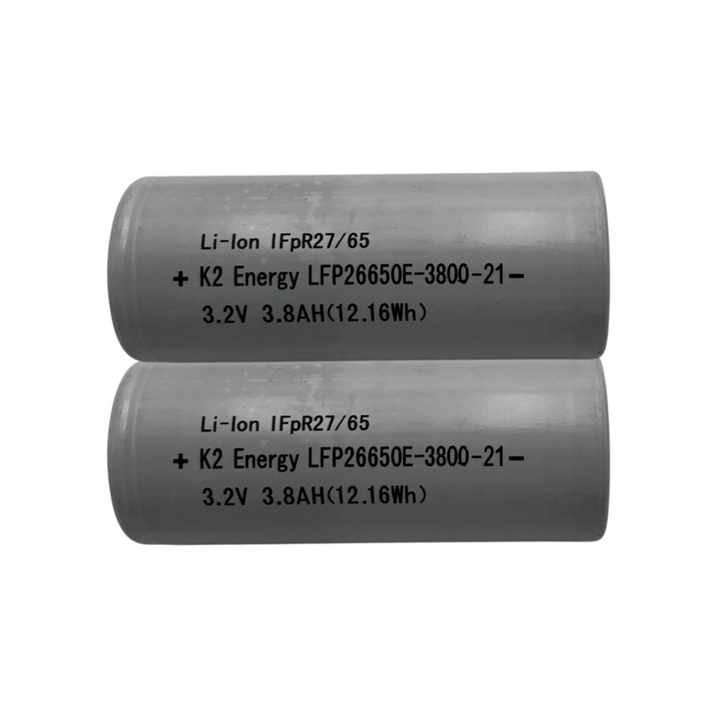 Load image into Gallery viewer, K2 26650 3.2V 3800mAh LiFePO4 Battery Cells