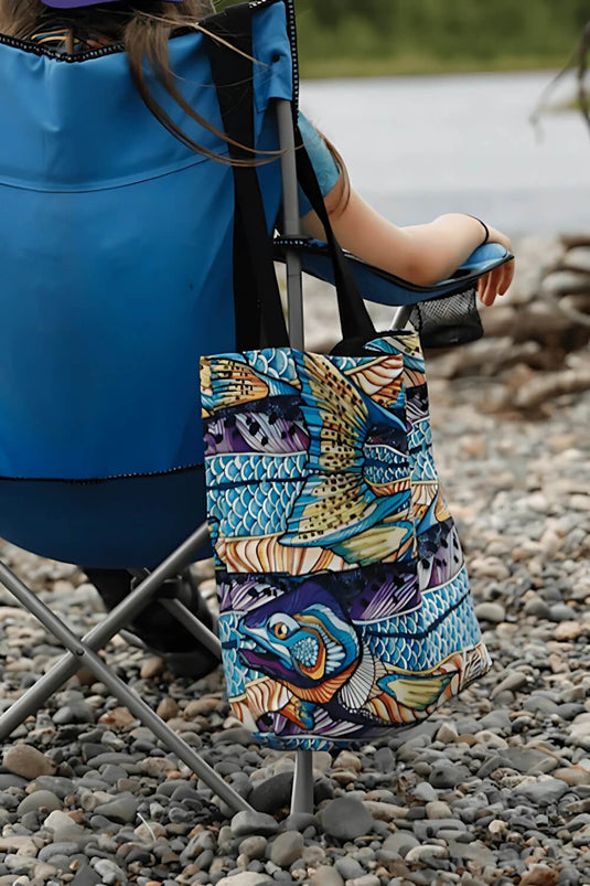 Kaleido King Canvas Tote